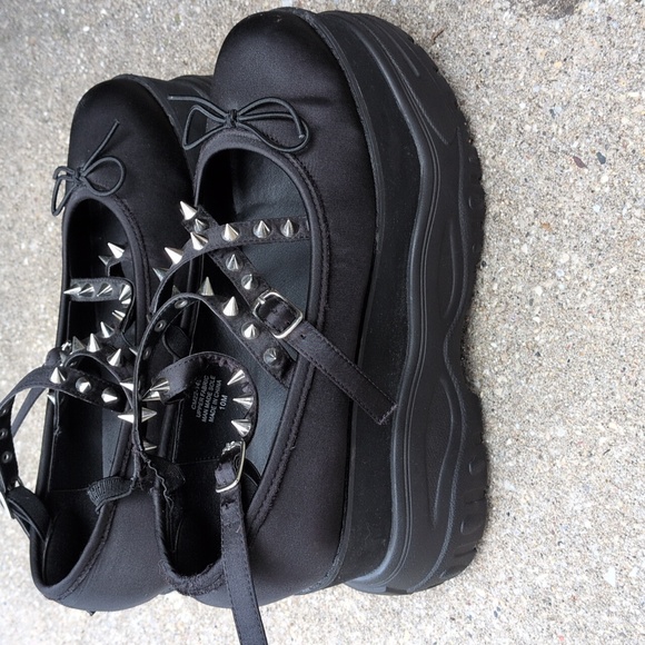 Current Mood Barre baby Platform Ballet Sneakers Sz 10 - Picture 5 of 6